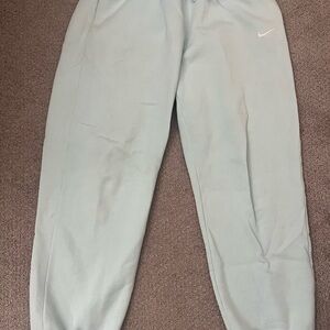 Nike Women Baby Blue Sweatpants